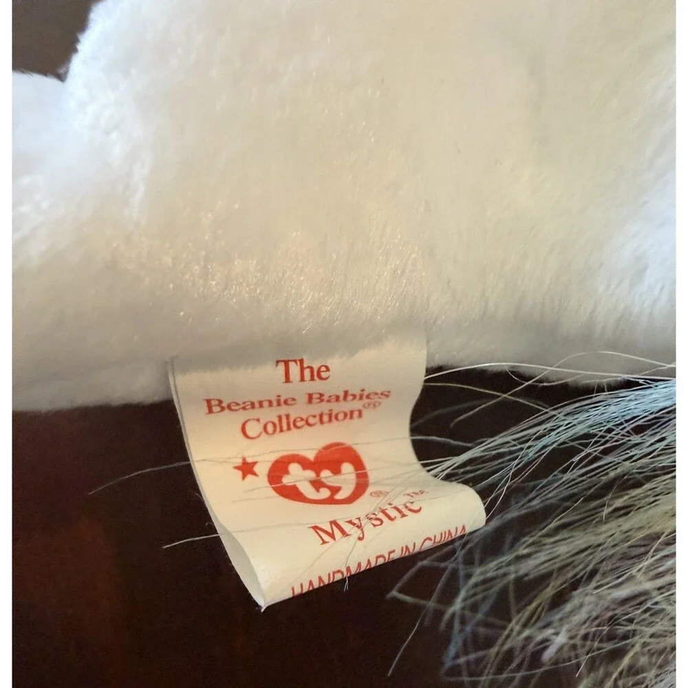 Ty Beanie Baby Mystic -  (Unicorn Irredescent Horn & Furry Mane 1994)